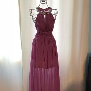 Lavender long dress
